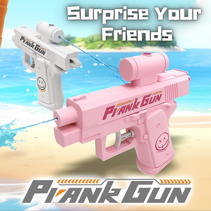 The Prank Gun - The Original Double Sided Reverse Water Gun That Shoots Front & Back!
