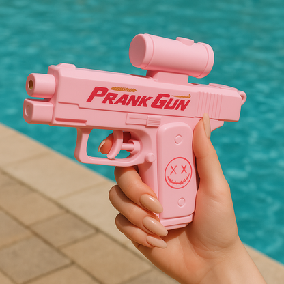 The Prank Gun - The Original Double Sided Reverse Water Gun That Shoots Front & Back!