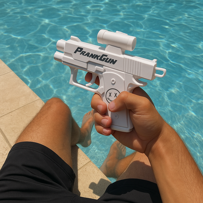 The Prank Gun - The Original Double Sided Reverse Water Gun That Shoots Front & Back!